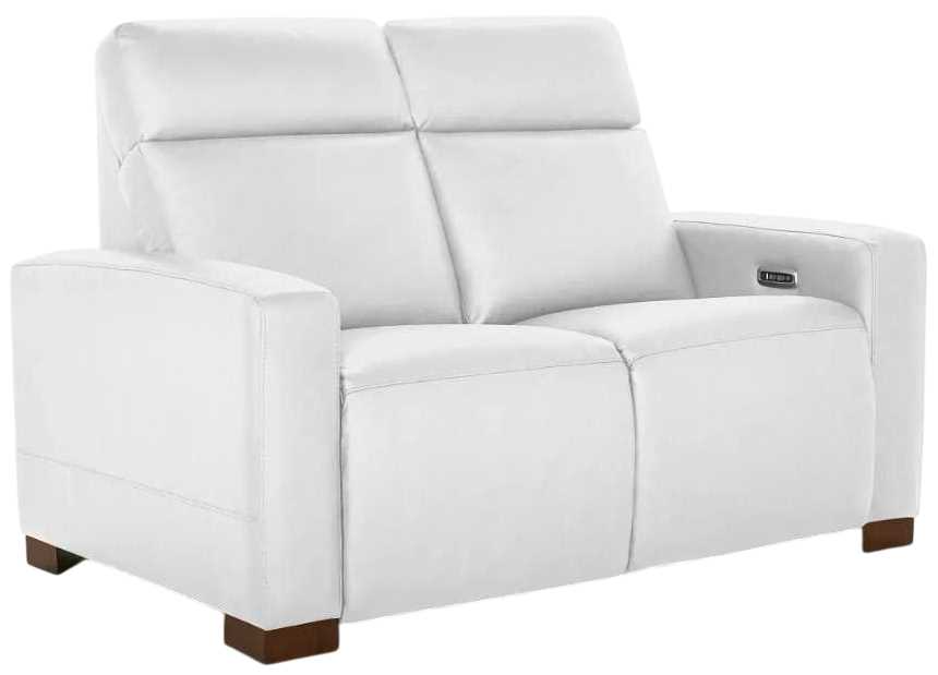 La-Z-Boy® Acadia Snow Power Reclining Loveseat with Headrest