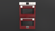 Fulgor® Milano Glossy Red Replacement Door Kit-3