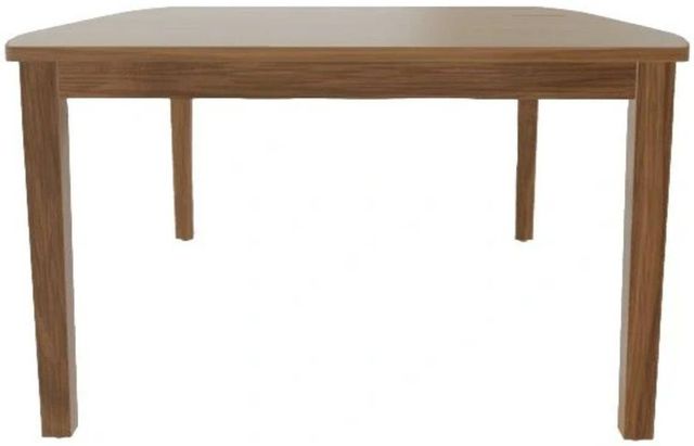 Mavin Customizable 54" x 54" Boat Extendable Dining Table with 18" Leaf-2