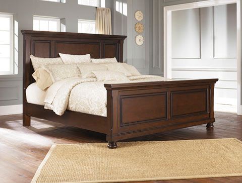 Signature Design by Ashley Porter Rustic Brown Queen Bed-0