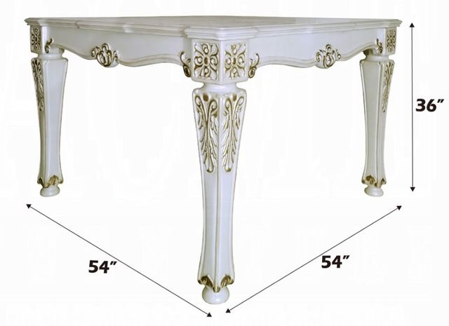ACME Furniture Vendome Antique Pearl Counter Table-2