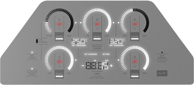 Monogram® 36" Silver Induction Cooktop-2