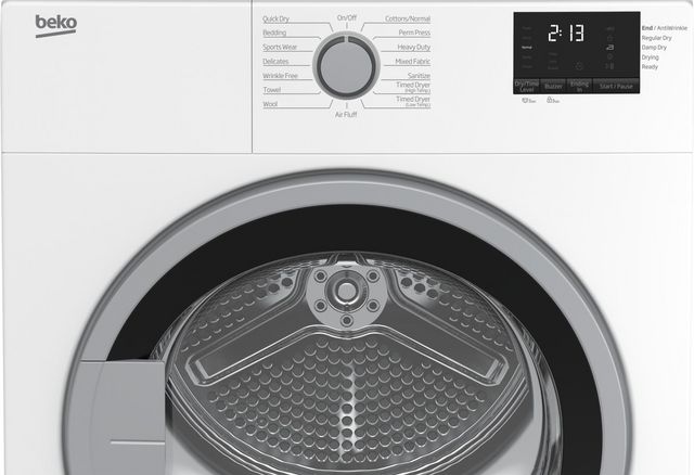 Beko 3.7 Cu. Ft. White Electric Dryer-3