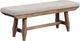 Steve Silver Co. Riverdale Beige/Driftwood Upholstered Dining Bench-0