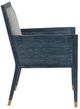 Currey & Company Santos Vintage Navy Arm Chair-2