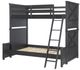 Legacy Kids Teen Flatiron Black Twin/Full Bunk Bed-0