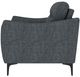 Coaster® Nolan Charcoal Upholstered Sloped Track Arm Loveseat-3