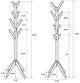 Coaster® Margaret Natural Oak Coat Rack-2