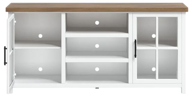 Legends Home Hampton Barnwood/Jasmin White 67" TV Console-3