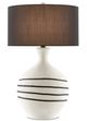 Currey & Company Nabdean Cream/Black/Blacksmith Table Lamp-1