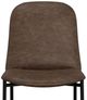 International Furniture Direct Seating Blacksmithing Matte Black /Brown 39" Barstool-3