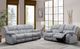 Global Furniture USA U250 Gray Manual Reclining Loveseat-3