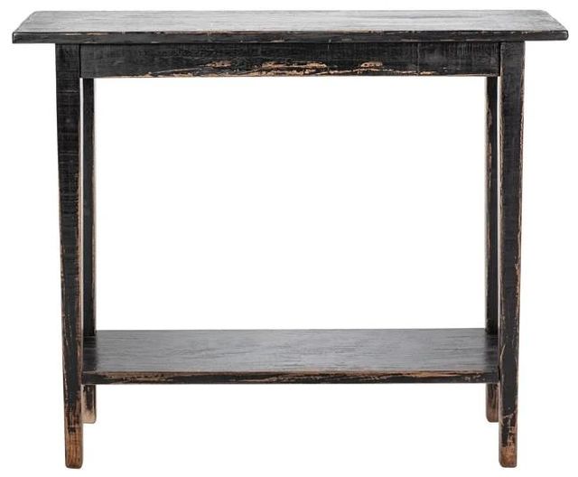 Nest Home Collections Rita Antique Black Small Console Table-3