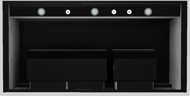 Vent-A-Hood® Designer Series 48" Black Wall Mounted Range Hood-2