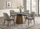 Coaster® Franklin Gray/Dark Oak Round Dining Table-5
