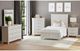 Elements International Canterbury Ivory Twin Panel Bed-1