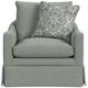 Flexsteel® Customizable Eleanora Fabric Swivel Chair-2