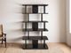 International Furniture Direct Mezquite Oil Black/Stained Dark Bookcase-1