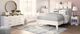 Signature Design by Ashley® Vaibryn 3-Piece White Full Platform Bed Set-4