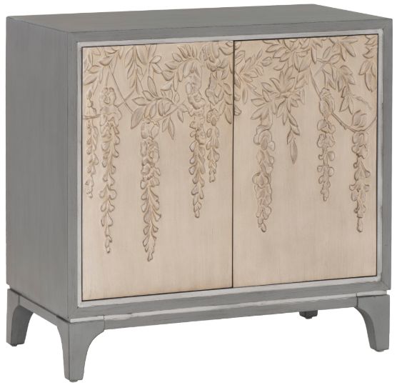 Coast2Coast Home™ Cragen Antique White/Gray Accent Cabinet-0