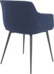 Moe's Home Collection Ronda 2-Piece Blue Dining Arm Chair Set-3