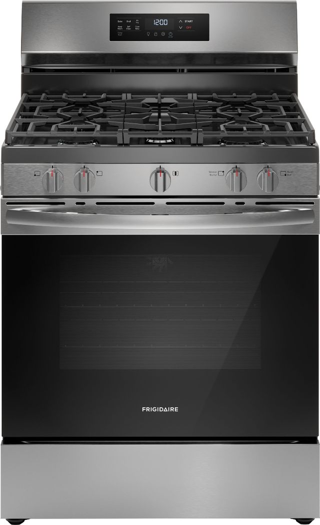 Frigidaire® 30" Stainless Steel Freestanding Gas Range with Air Fry-0
