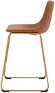 Signature Design by Ashley® Crandox Brown/Gold Upholstered Bar Stool-4