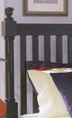 Vaughan-Bassett Cottage Black Twin Slat Poster Stroage Bed-2