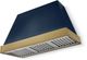 AGA Euclid 48" Indigo Wall Mounted Range Hood  with Antique Brass Trim-0