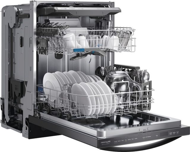 Frigidaire Gallery® 24" Smudge-Proof™ Black Stainless Steel Top Control Built In Dishwasher -4