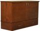 CabinetBed Inc.™ Premium Park Avenue Brown Queen Cabinet Bed-1