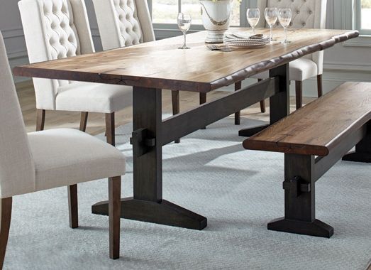 Coaster® Bexley Natural Honey/Espresso Bench-2