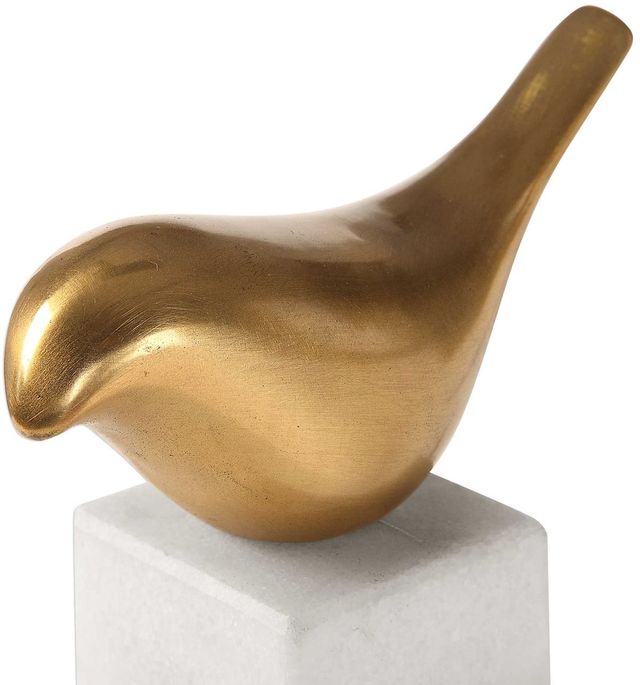 Uttermost® Songbirds Brass/White Sculpture-3