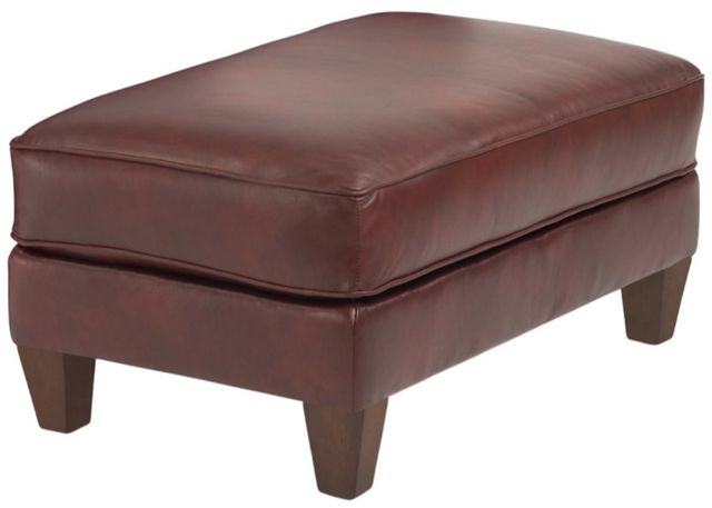 Flexsteel® Westside Burgundy Cocktail Ottoman