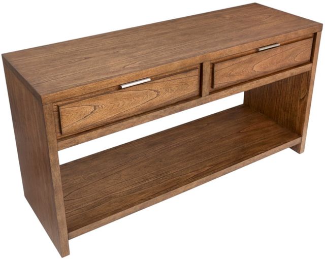 Magnussen Home® Newton Cinnamon Brown Rectangular Sofa Table-4