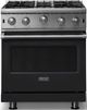 Viking® 5 Series 30" Onyx Natural Pro Style Gas Range-0