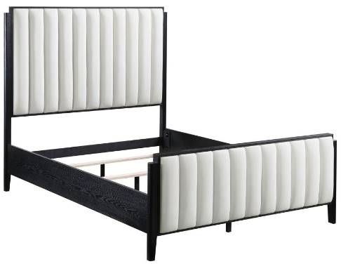 Coaster® Brookmead 5-Piece Black/Ivory Queen Size Bedroom Set-1