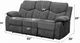 ACME Furniture Kalen Gray Reclining Loveseat-2