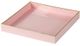 A & B Home Blush Pink Square Decorative Tray-0