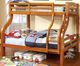Furniture of America® Solpine Oak Twin/Full Bunk Bed-0