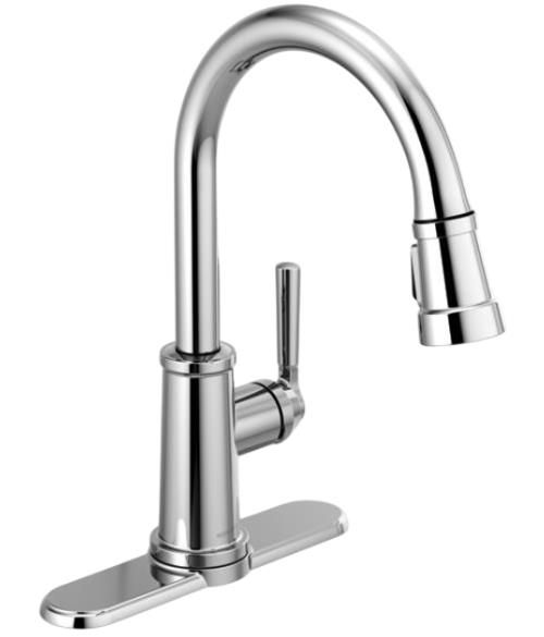 Peerless Westchester® Chrome Single Handle Pull-Down Kitchen Faucet-1