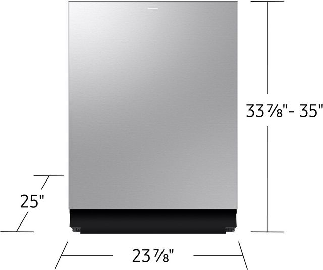Samsung Bespoke 24" Fingerprint Resistant Stainless Steel Top Control Built In Smart Dishwasher with 3rd Rack Washing System-14