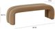 TOV Furniture Leigh Taupe Channeled Bench-2