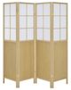 Coaster® Edwards Natural 4-Panel Room Divider Folding Shoji Screen-1