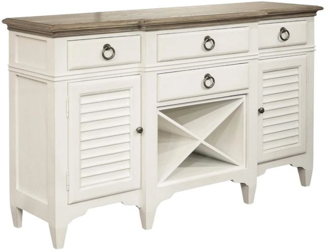 Riverside Furniture Myra Natural/Paperwhite Server-0