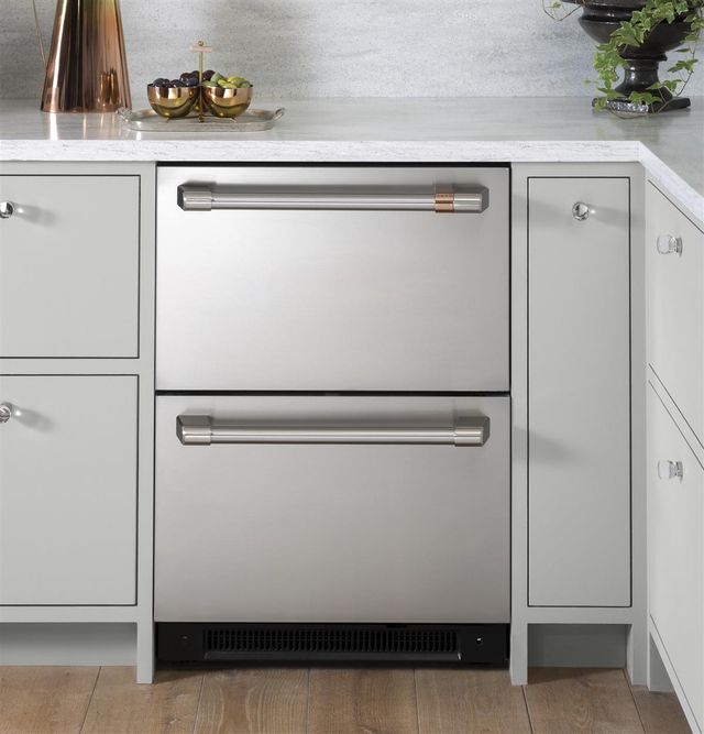 Café™ 5.7 Cu. Ft. Stainless Steel Refrigerator Drawers-3