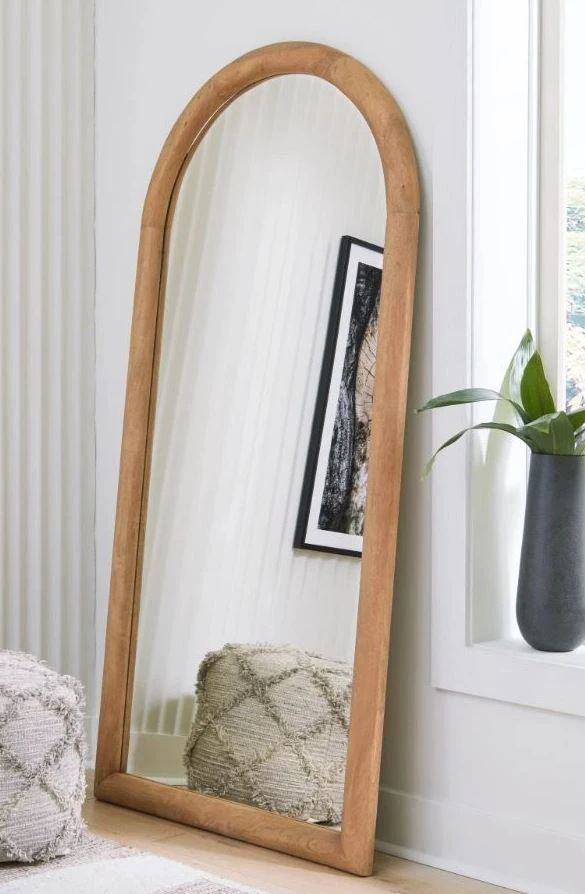 Signature Design by Ashley® Dairville Light Brown Floor Mirror-4