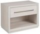 Universal Explore Home™ New Modern Astrid White Oak Drawer Nightstand-0