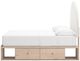 Signature Design by Ashley® Arloster Tan/White Youth Full 4-Drawer Upholstered Storage Panel Bed-5