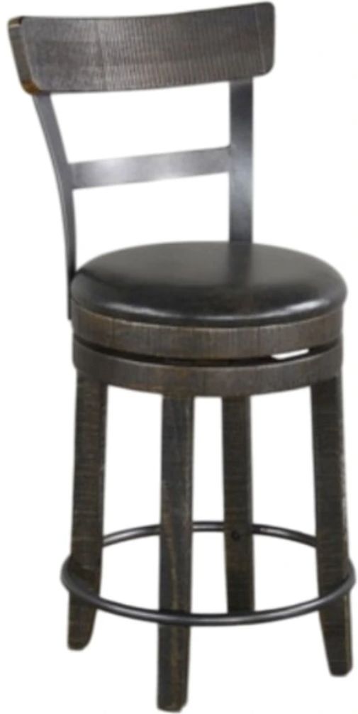 American Wholesale Furniture Farmstead Tobacco 24" Swivel Bar Stool-0